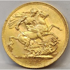 AUSTRALIA 1925 . ONE 1 SOVEREIGN . MELBOURNE . GOLD